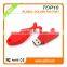 fish shape silicon usb flash drive with logo printing