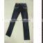 Flared trousers jeans women with beaded decoration