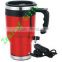 Heating Travel Cup 12V Car cigarette Plug and USB