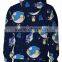 Custom sublimation Cat design black hoodies in affordable prices