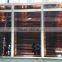 Alumium profile exterior glass louver ,6mm tempered glass window