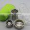 wholesale 450ml tea cups with filter/factory price glass water bottle/customer's logo glass water bottle with tea filter/