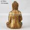 Gold buddha statue solar garden lighting