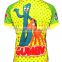 Daijun OEM custom china factory wholesale yellow man cartoon cycling jerseys