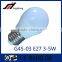2016 Hot Sale G45-03 3W 4W 5W 220-240V E27 Led Light Bulb