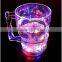 Creative LED Glowing beer cup / Skull Beer Mug Cup / Wine Beer Mug Cup