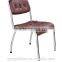 leather office chair reception no arm stackable chair AH-20
