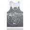 Yiwu Clothing Market OEM Elastne Black Men's Muscle Gym Tank Top