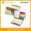 Assorted sticky pad memo notepad with logo for promotion