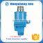 male/female thread end stationary syphon use rotary coupling
