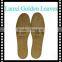 2015 new arrival natural cork shoe insoles with cotton fabric