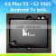 KI Plus double tuner S905 kodi ott tv box 4k Quad core DVB T2 dvb s2 K1 plus android tv box
