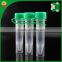 Hot sale lab consumables plastic test tube with cap
