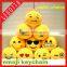 Suppliers new arrivals items customizational lovely whatsapp emoji key ornament