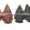 Gemstone Neolithic Twin Arrowhead : Agate Arrowhead : Neolithic Agate Arrowhead