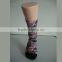 GS custom various cool cat and dog design long elastic cotton polyester full terry heat transfer sublimatiom socks
