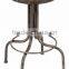 Industrial Cafe Table , vintage industrial Restaurents Crank table