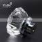 Zinc Polished Chrome Finish Bedroom Cabinet Cupboard Glass Knob
