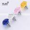 Factory Directly Purple Crystal bedroom furniture Handle Knob
