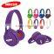 SNHALSAR S818 colorful stereo bass children wired headphones consumer electronics headsets