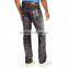 Biker Jeans Blue Denim jeans pantalon (LOTK092)