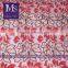 Newest design colorful Floral embroidery curtain organza lace fabric