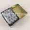 2017 wholesale new design Christmas printing rectangle tin gift box can 2pc set