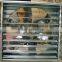 Automatic shutter wall mounted exhaust fan for poultry farm