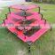 Foldable Strong Metal Frame Dog Bed Waterproof Fabric Cover Red,Blue Color