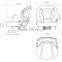 China High Quality and Comfortable Forklift Driver seat /truck driver Seat for wholesale YH-38