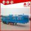 China supplier 3 axles cow livestock fence truck trailer cattle transport trailer sales