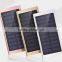20000 mah extrathin solar Charger Aluminum External Battery Backup Ultra Thin Solar Power bank