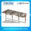 Installed-the solar carport mounting brackets