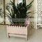 New Material, waterproof WPC garden shelf wooden corner flower shelf