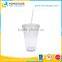250ml Wholesale IML Label Disposable Clear Plastic Drinking Cup,Take Away Coffee Cups