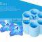 cy269 Plastic Plum Blossom Shaped Dressing Table Cosmetic Storage Box Candy Color Desktop Separating Arrangement Box