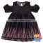 Children Girls Maxi Print White Dress Outfits Fairy Tales Angel Girl Smocked Dress
