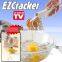 NEW EZ Egg Cracker Handheld York & White Separator As Seen On TV Kitchen Gadget
