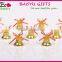 Factory price wholesale small christmas bell plastic christmas bell