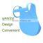 Adjustable neck fastener baby bibs silicone,2015 latest whosale bib silicone