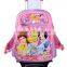 stylish printing school trolley bag for kids