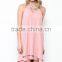 Clothes Women Dresses 100% POLYESTER SOLID WOVEN TIERED HEM SLIP Sexy Tropical Dresses