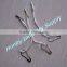 Clothing Hang Tag White Nylon String Pear Safety Pin