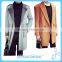 Long Casual Men's Woolen Coat 2016 New Design Korean-style Long Thick Jacket for Men&OEM