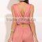 holiday and beachwear cowl back playsuit 2017 summer new design sexy woman playsuits