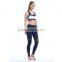 Women's Mesh Panels Stretchy Workout Sports Gym Yoga Leggings With Custom Logo