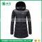 Popular Style Colorful Winter Shiny Ladies Long Down Jacket With Hood