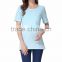 Summer Short Sleeve Soft Cotton Breastfeeding Clothes Nursing tops Pregnant shirts for Women