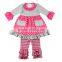 Wholesale A-line Dress Stripe Fall Boutique Clothes Girls Toddle Outfits Persnickety Boutique Fall
