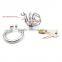 40mm 50MM Length 304 Stainless Steel Male Chastity Device Penis Cock Cage lock Ring Sex Toys for men